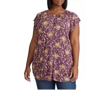 Chaps Jersey Henley Top 2X